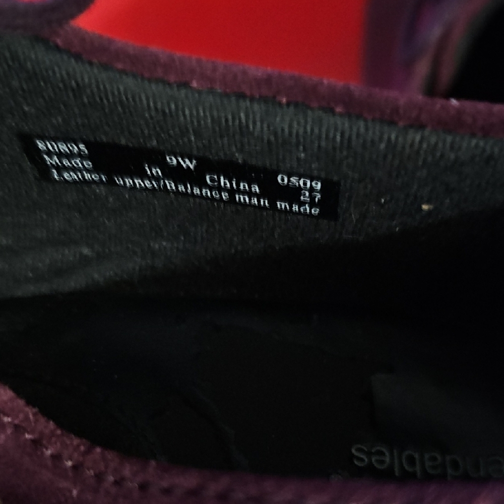 Clarks Red and Purple Ankle Boots - Picture 10 of 11